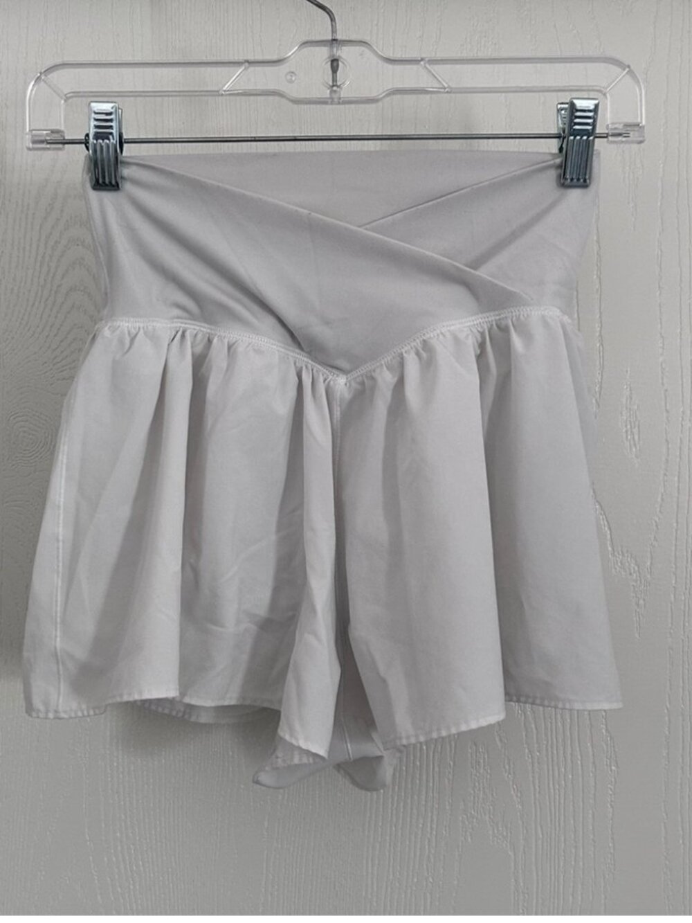 White Women's Flared Shorts